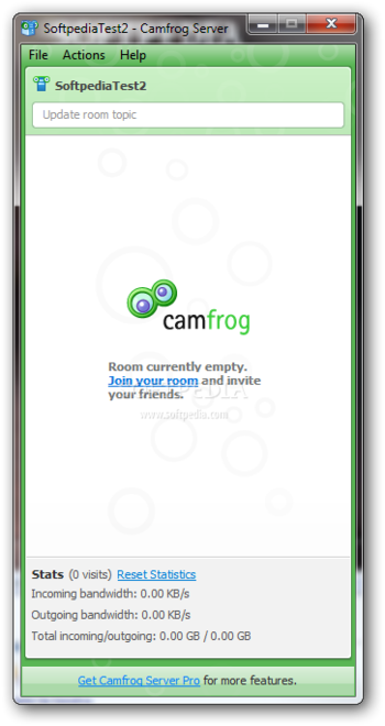 Camfrog Video Chat Room Server screenshot