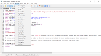 Camillo editor screenshot 6