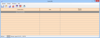 CamLAN screenshot