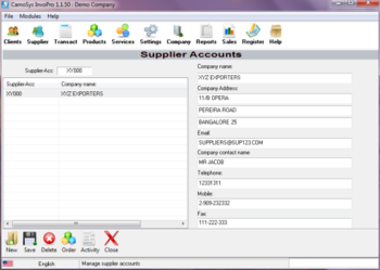 Camosys InvoPro screenshot 2