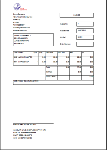 Camosys InvoPro screenshot 5