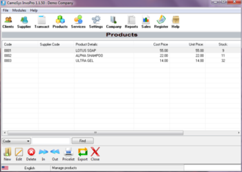 Camosys InvoPro screenshot 8