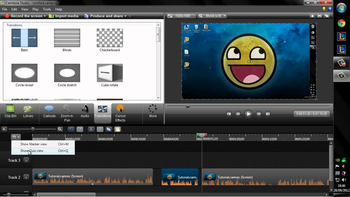 Camtasia Studio screenshot