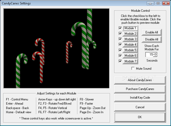 CandyCanes Screen Saver screenshot 2