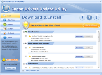 Canon Drivers Update Utility screenshot 2