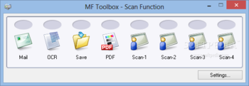 Canon MF Toolbox screenshot