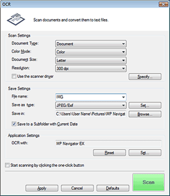 Canon MP Navigator EX for Canon PIXMA MX330 screenshot 5