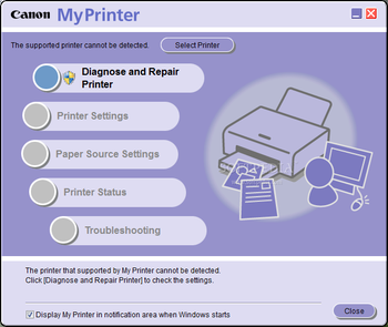 Canon My Printer screenshot