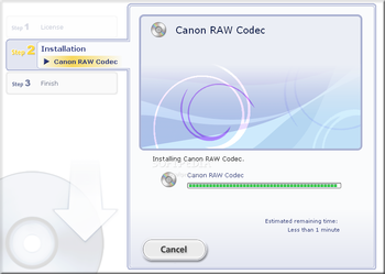 Canon RAW Codec screenshot 2