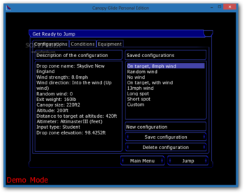 Canopy Glide Personal Edition screenshot 2