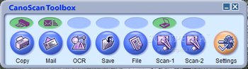 CanoScan Toolbox screenshot