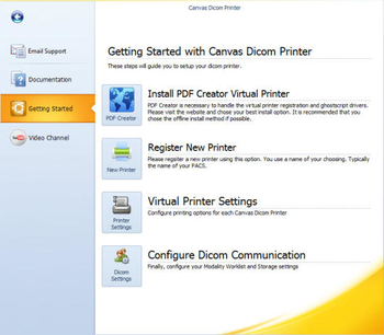 Canvas Dicom Printer screenshot