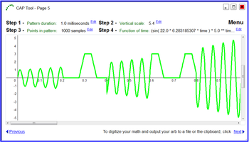 CAP Tool screenshot