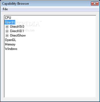 Capability Browser screenshot 2