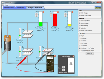 Capacitor Lab screenshot 2