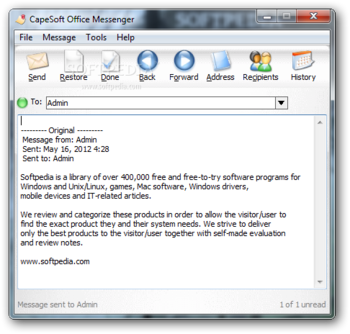 CapeSoft Office Messenger screenshot