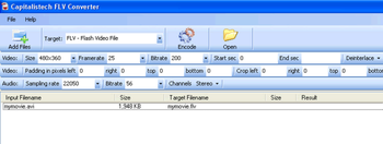 Capitalistech FLV Converter screenshot