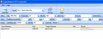 Capitalistech FLV Converter screenshot 2