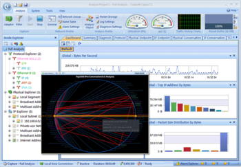 Capsa Network Analyzer screenshot