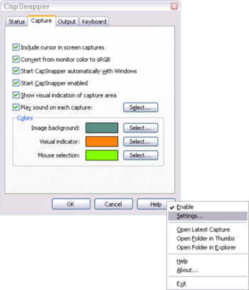 CapSnapper screenshot 2