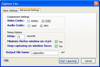 Capture Fox screenshot