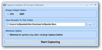 Capture Section Of Screen Software screenshot