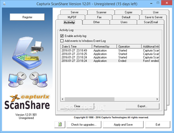 Capturix ScanShare screenshot 4