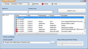 Capturix VideoSpy 2011 screenshot 6