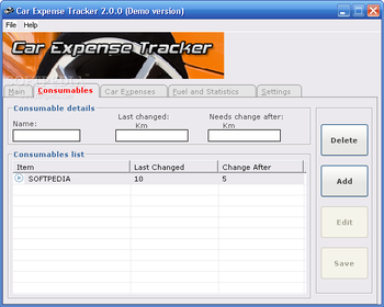 Car Expense Tracker screenshot