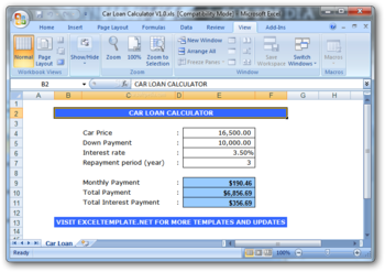 Car Loan Calculator screenshot