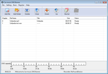 Car music DVD Burner screenshot
