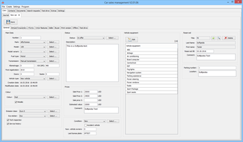 Car sales management screenshot 2
