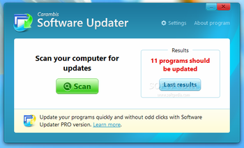 Carambis Software Updater screenshot