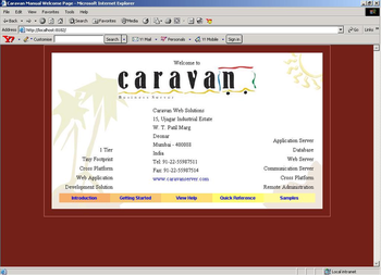 Caravan Business Server for Microsoft screenshot