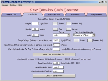 Carb Counter screenshot