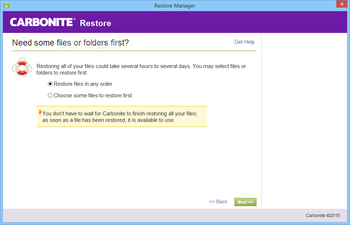 Carbonite screenshot 10