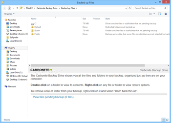 Carbonite screenshot 12
