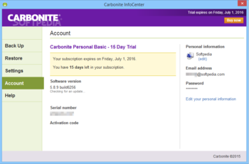 Carbonite screenshot 3