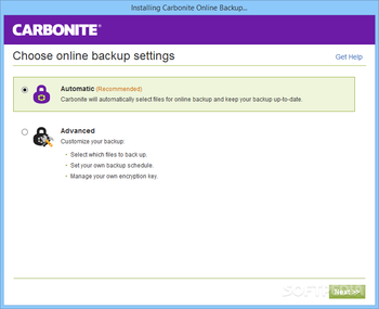 Carbonite screenshot 5