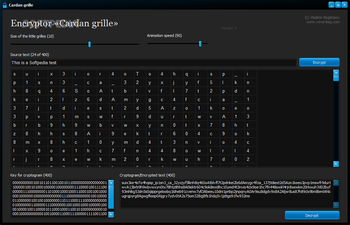 Cardan grille screenshot