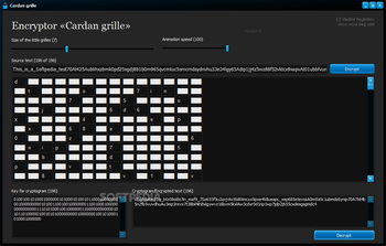 Cardan grille screenshot 2