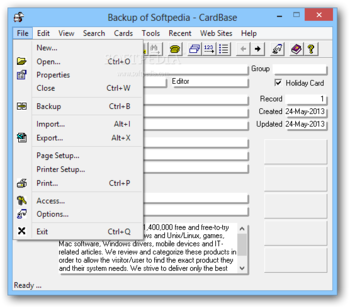 CardBase screenshot 2