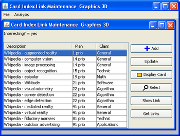 CardIndexLink screenshot