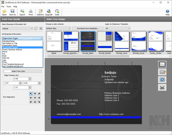 CardWorks Business Card Software screenshot 2