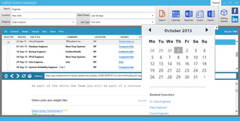 Career Search Manager screenshot