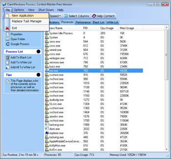 CareWindows Process Control Master screenshot 4