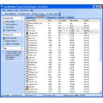 CareWindows Process Control Master Free Version screenshot 2