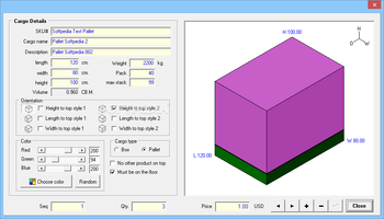 Cargo Optimizer Professional screenshot 2