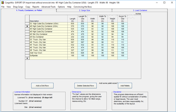 CargoWiz screenshot