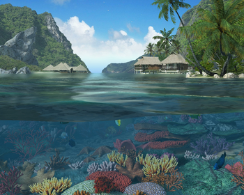 Caribbean Islands 3D Screensaver screenshot